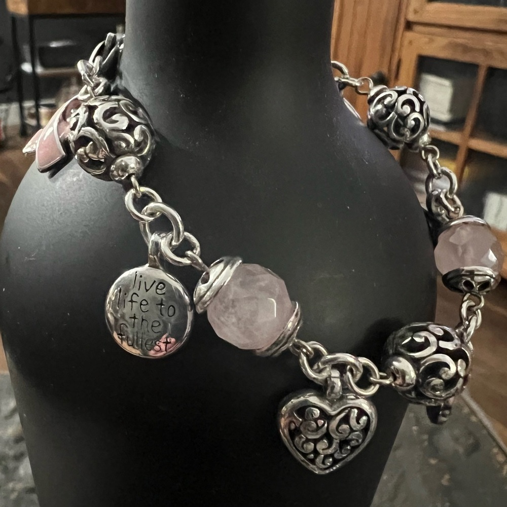 Brighton cancer charm bracelet